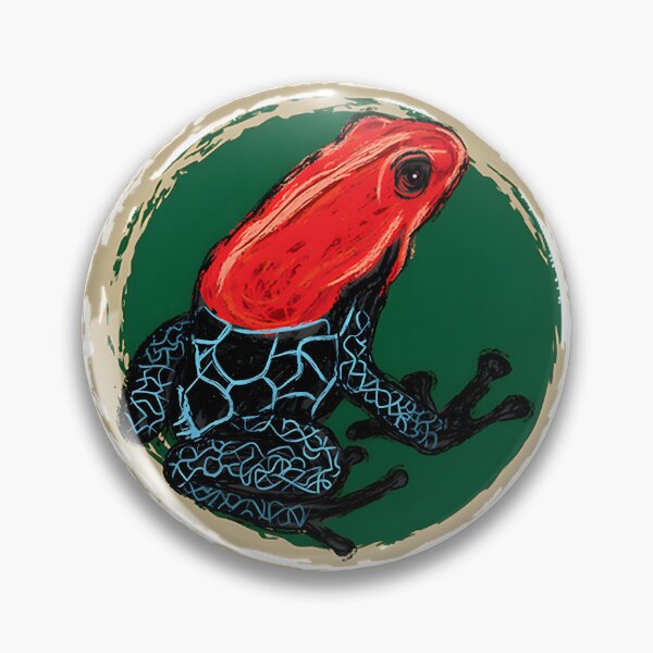 Item preview, Colorful Poison Dart Frog Artwork Illustration IV designed and sold by ShadyPureEvil.