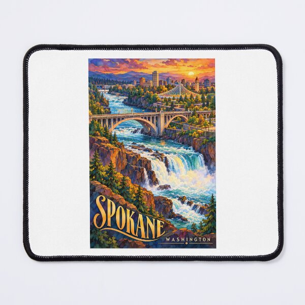 Item preview, Spokane - Washington designed and sold by GoodOldVintage.
