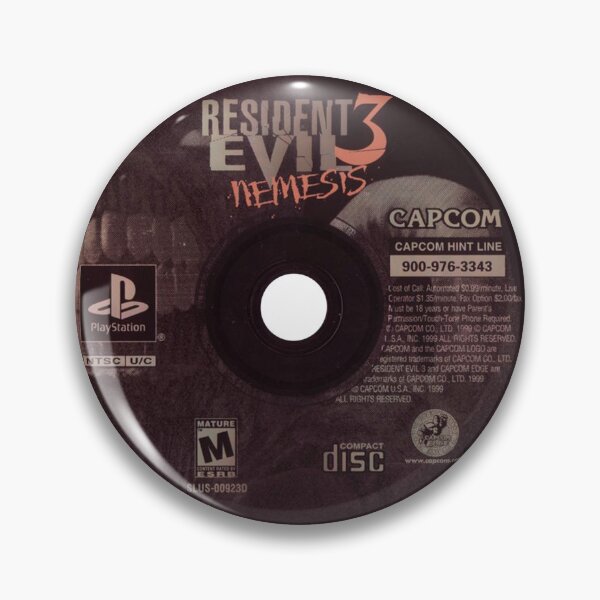 Item preview, Resident Evil 3 Nemesis PlayStation Disc designed and sold by ShopDesignBR.