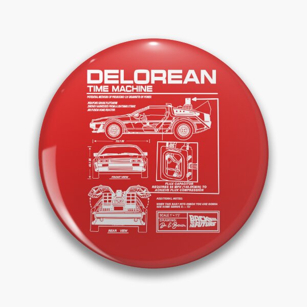 Item preview, Vintage Classic Car Delorean Project  designed and sold by PrintCarClub.