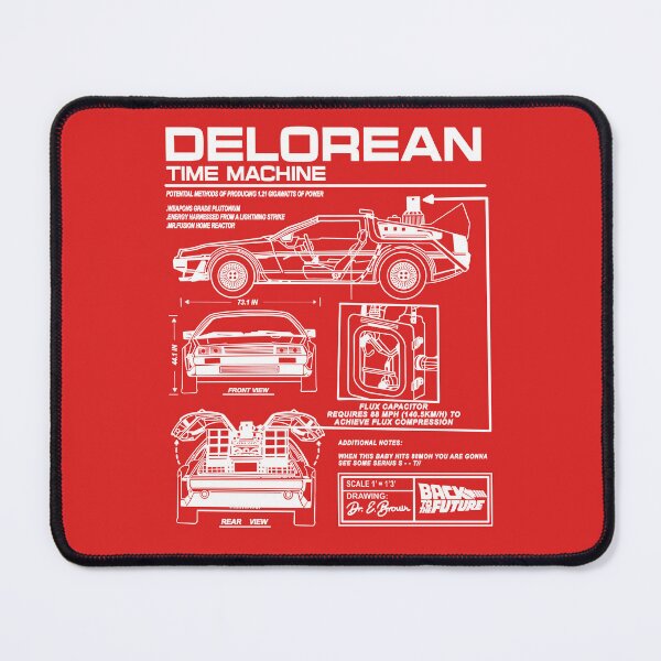 Item preview, Vintage Classic Car Delorean Project designed and sold by PrintCarClub.