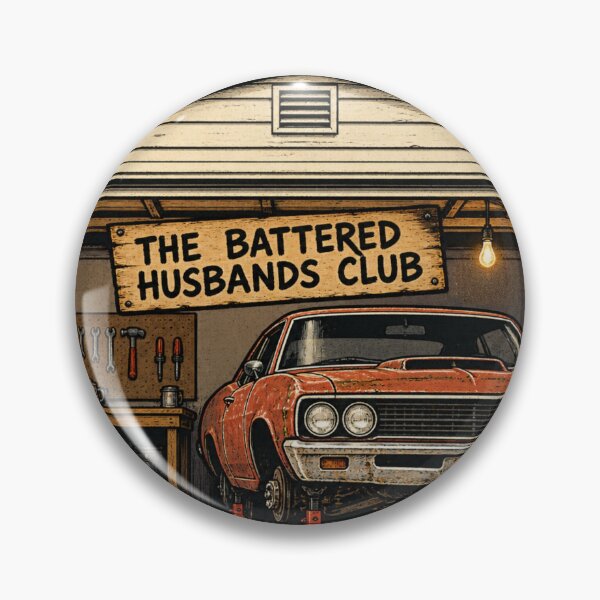 Item preview, The Battered Husbands Club Garage designed and sold by Numerous-Niches.