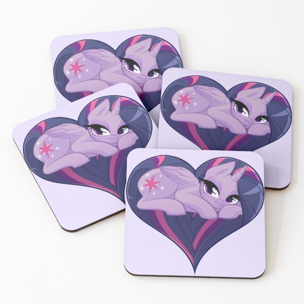 Aperçu de l'œuvre Cœurs de poneys ! Twilight Sparkle créée et vendue par PINX CLUB.
