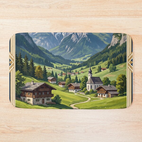 Item preview, Berchtesgaden Germany Vintage Travel – Konigssee St Bartholoma Watzmann Alpine Lake designed and sold by Bomax121.