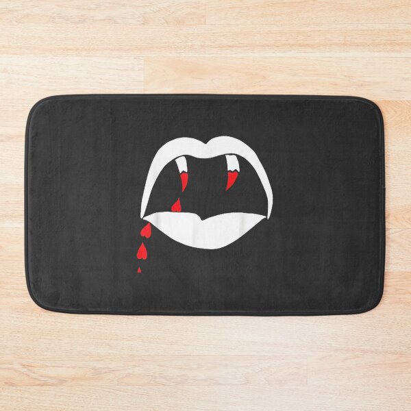 Item preview, Vampire Teeth and Lips Gothic Halloween Horror Design designed and sold by WxDoppler.