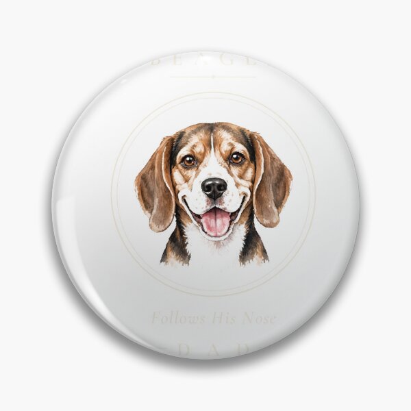 Artikelvorschau, Lustiges T-Shirt „Beagle-Papa folgt seiner Nase“ entworfen und verkauft von rallyandthread.