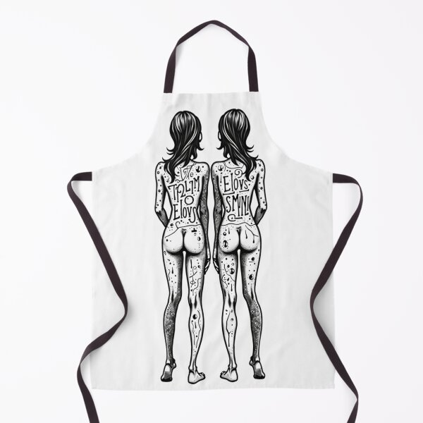 Artikelvorschau, Twinned Gemini Whimsy - Bold Black Ink Tattoo Flash Design entworfen und verkauft von Qubivibe.