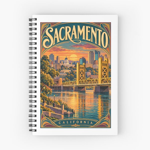 Item preview, Sacramento - California  designed and sold by GoodOldVintage.
