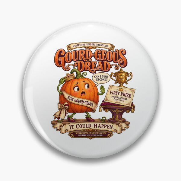 Item preview, THE IRRATIONAL FRIGHTS COLLECTION - PUMPKINS UNDER PRESSURE - GOURD-GEOUS DREAD designed and sold by WheelieGdArt.