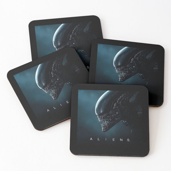 Item preview, SPOOKY HALLOWEEN MOVIE POSTER ART: ALIENS - XENOMORPH designed and sold by santo ✝abú.