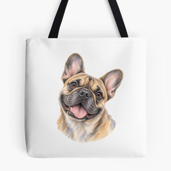 Item preview, French Bulldog Portrait – Playful, Affectionate & Charming Dog Art designed and sold by Greenview-Gifts.