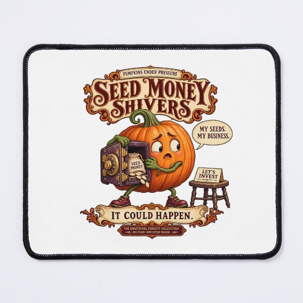 Item preview, THE IRRATIONAL FRIGHTS COLLECTION - PUMPKINS UNDER PRESSURE - SEED MONEY SHIVERS designed and sold by WheelieGdArt.