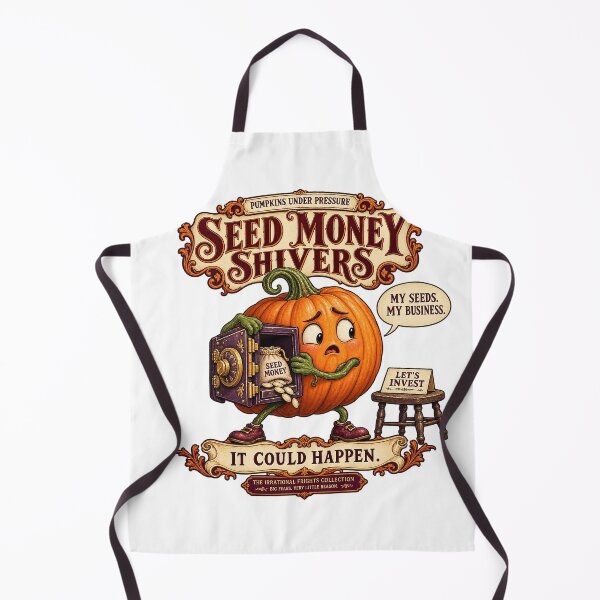 Item preview, THE IRRATIONAL FRIGHTS COLLECTION - PUMPKINS UNDER PRESSURE - SEED MONEY SHIVERS designed and sold by WheelieGdArt.