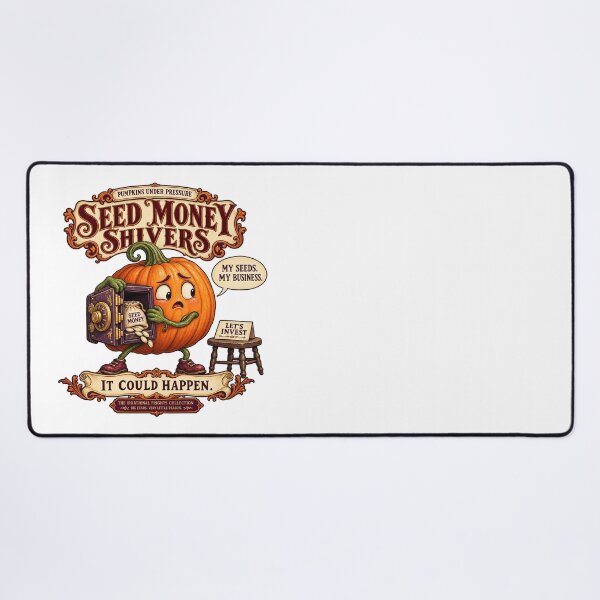 Item preview, THE IRRATIONAL FRIGHTS COLLECTION - PUMPKINS UNDER PRESSURE - SEED MONEY SHIVERS designed and sold by WheelieGdArt.