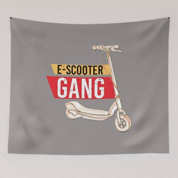 Item preview, E-SCOOTER GANG Retro Style Ride T-Shirt-85 designed and sold by ClaudiaTullner.