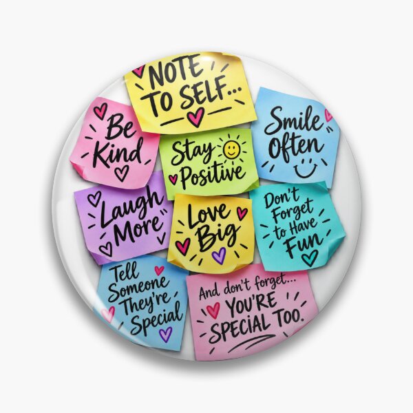 Item preview, Note to Self – Be Kind, Stay Positive & You’re Special designed and sold by Classic Chaos Creations.