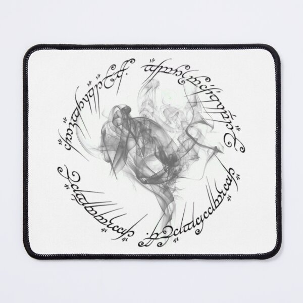 Item preview, Smoky One Ring Circular Inscription Lord of the Rings designed and sold by AnimaliaStar.