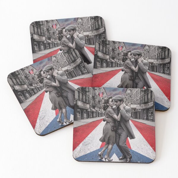 Item preview, NEWYORICAN DANCING EL BARRIO PRINT designed and sold by RNGAPPAREL28.