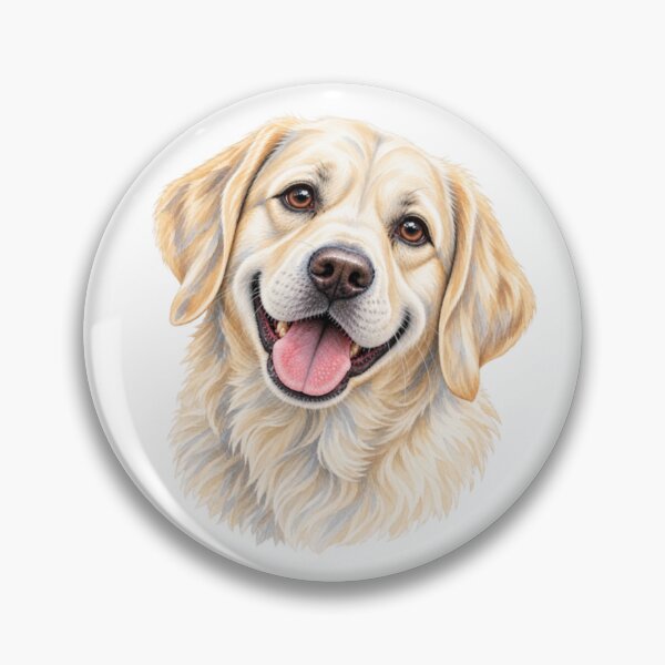 Artikelvorschau, Porträt eines weißen Labradors – Sanfte, treue und wunderschöne Hundekunst entworfen und verkauft von Greenview-Gifts.
