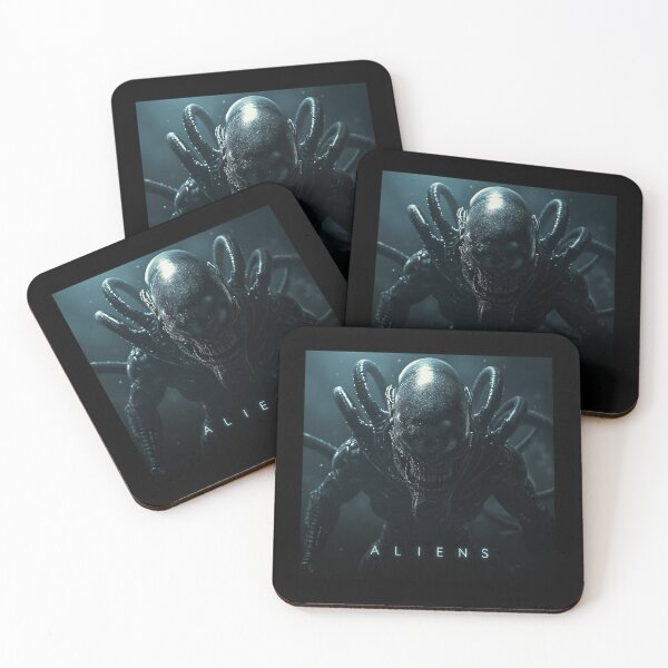 Item preview, SPOOKY HALLOWEEN MOVIE POSTER ART: ALIENS - XENOMORPH designed and sold by santo ✝abú.