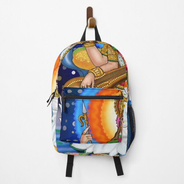 Item preview, Goddess Saraswati Digital Drawing | Hindu Goddess of Wisdom and Knowledge designed and sold by Harshit_Digital_Arts.