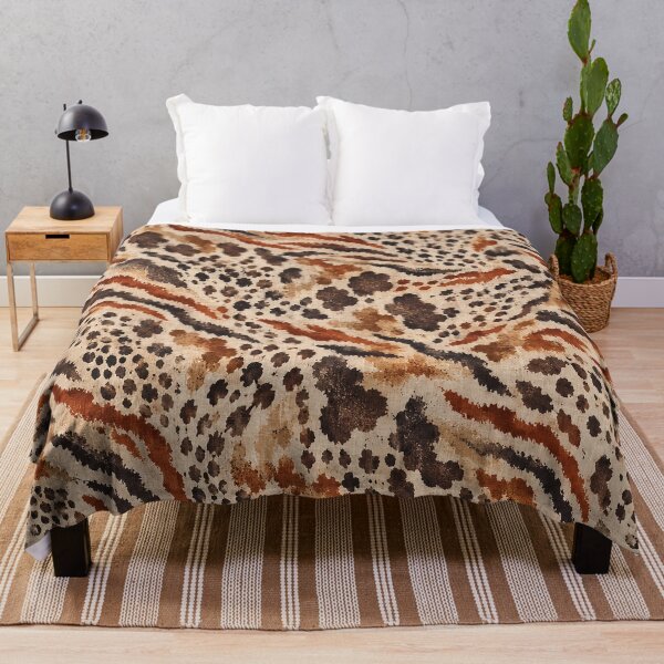 Item preview, Rustic Autumn Mixed Animal Print Seamless Pattern - Seamless Pattern Abstract Wild Animal Print Pattern designed and sold by Luvjesus2.