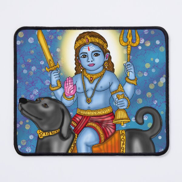 Item preview, Bhairava Digital Drawing | Hindu Deity Spiritual Artwork  Description designed and sold by Harshit_Digital_Arts.