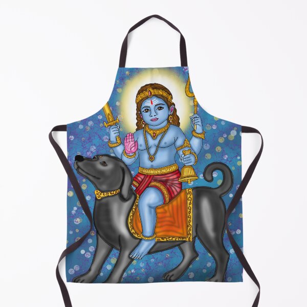 Item preview, Bhairava Digital Drawing | Hindu Deity Spiritual Artwork Description designed and sold by Harshit_Digital_Arts.