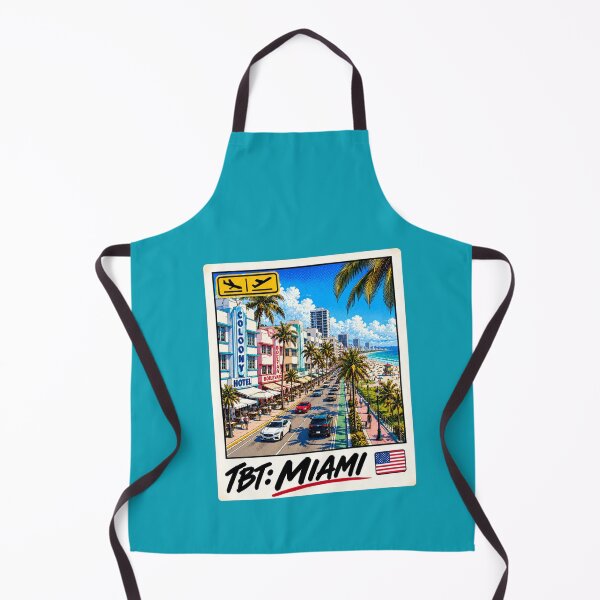 Artikelvorschau, TBT Miami Ocean Drive Art Deco Vintage Reisepostkarte entworfen und verkauft von ByJeffro.