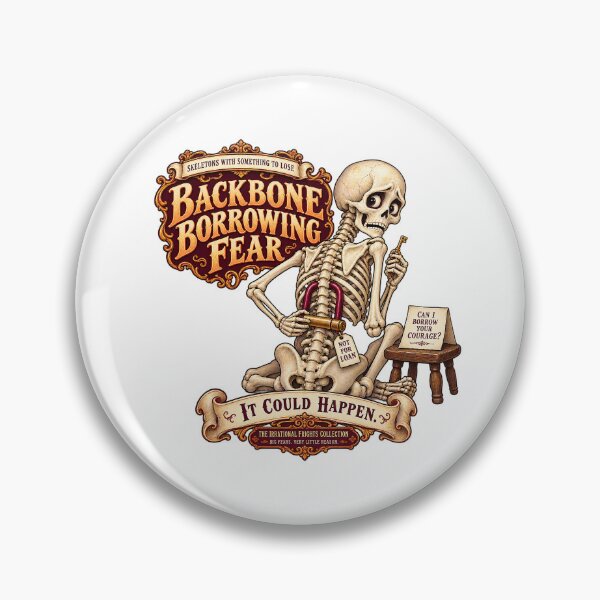 Artikelvorschau, DIE IRRATIONAL FRIGHTS KOLLEKTION - SKELETONS MIT ETWAS ZU VERLIEREN - BACKBONE BORROWING FEAR entworfen und verkauft von WheelieGdArt.