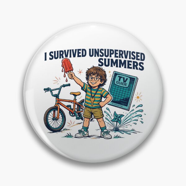 Artikelvorschau, I Survived Unsupervised Summers Funny Gen X Shirt entworfen und verkauft von Hearth & Hue.