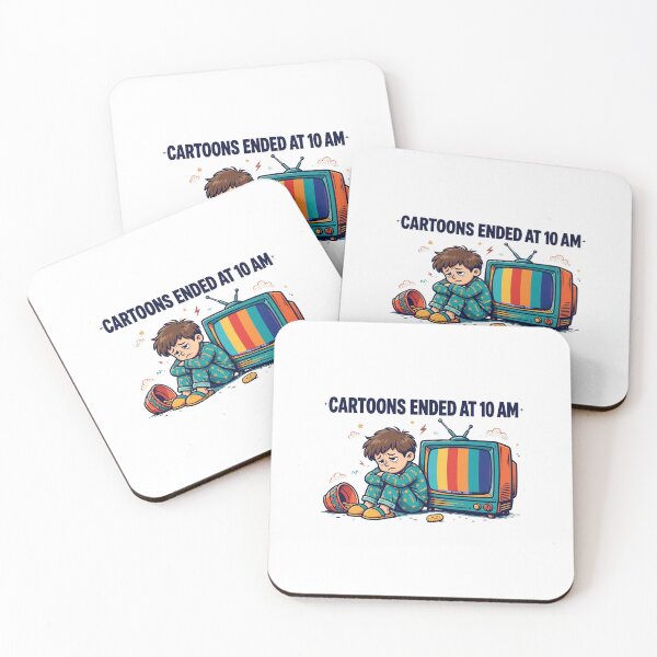 Artikelvorschau, Cartoons Ended At 10 AM Funny Gen X Shirt entworfen und verkauft von Hearth & Hue.