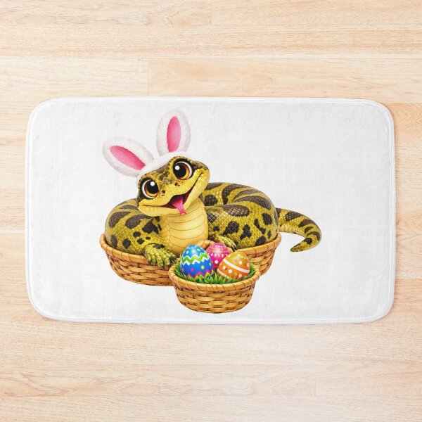 Item preview, Cheerful Green Anaconda Easter designed and sold by Sillytoe.