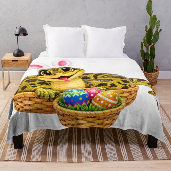 Item preview, Cheerful Green Anaconda Easter designed and sold by Sillytoe.