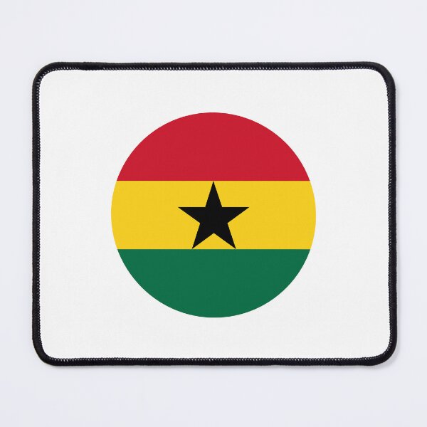 Item preview, Bandera circular de Ghana GH designed and sold by shitpostee.