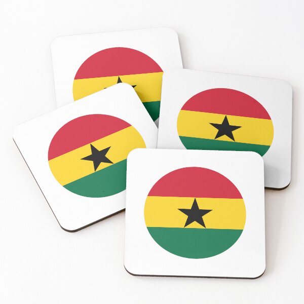 Artikelvorschau, Ghana-Kreisflagge GH entworfen und verkauft von shitpostee.