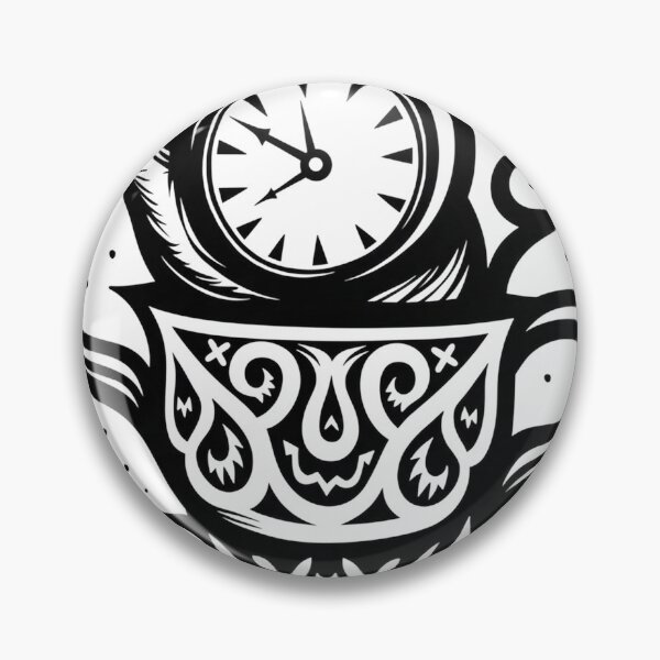 Artikelvorschau, Melted Clock Surreal Tattoo Flash entworfen und verkauft von Qubivibe.