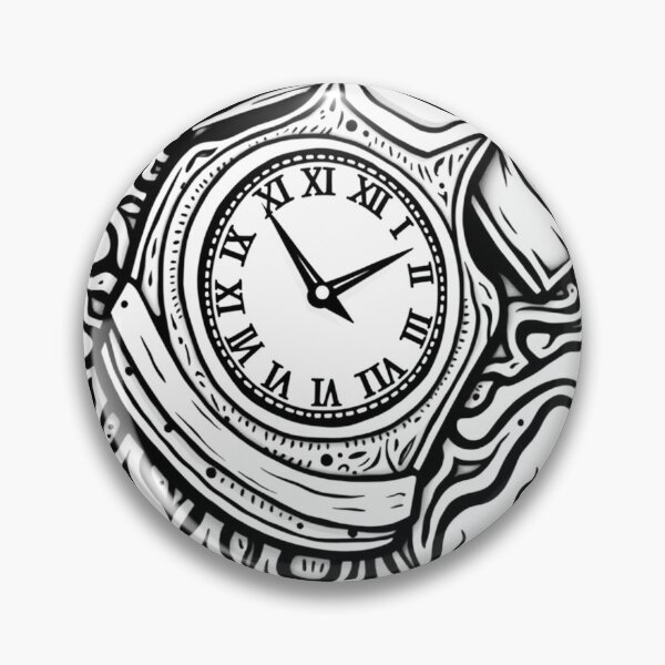 Artikelvorschau, Melting Clock and Phone Receiver Tattoo Flash entworfen und verkauft von Qubivibe.