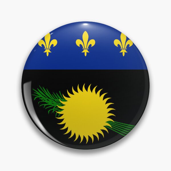 Item preview, Guadeloupe Circle Flag GP designed and sold by shitpostee.