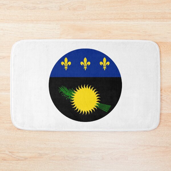 Artikelvorschau, Guadeloupe Circle Flag GP entworfen und verkauft von shitpostee.