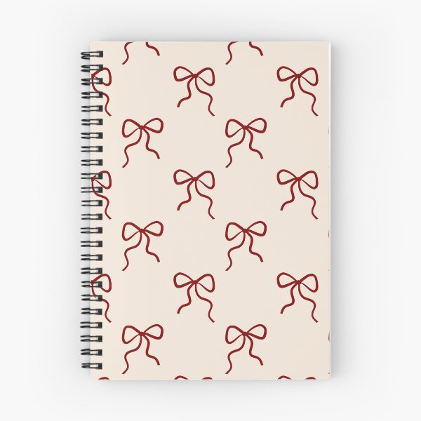 Item preview, Cute Red Bows on Cream Coquette | Preppy Aesthetic Cherry Red Ribbons and Bows Minimalist Pattern | Cream and Red Cute Bows Gift for Her Girls Students Friends designed and sold by VivaFy.