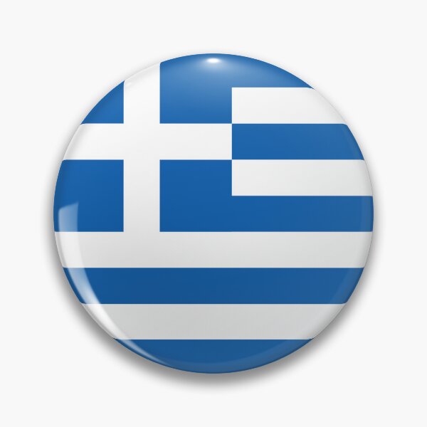 Item preview, Greece Circle Flag GR designed and sold by shitpostee.