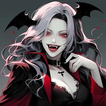 Artwork thumbnail, Vampire Sticker by Solace Sparkles