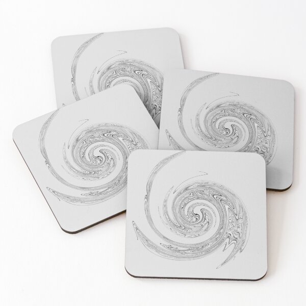 Item preview, black and white digital spiral vortex designed and sold by Vitty3.