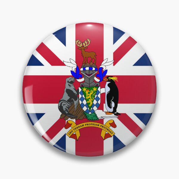 Item preview, South Georgia And The South Sandwich Islands Circle Flag GS designed and sold by shitpostee.