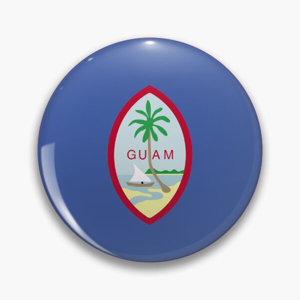 Item preview, Guam Circle Flag GU designed and sold by shitpostee.