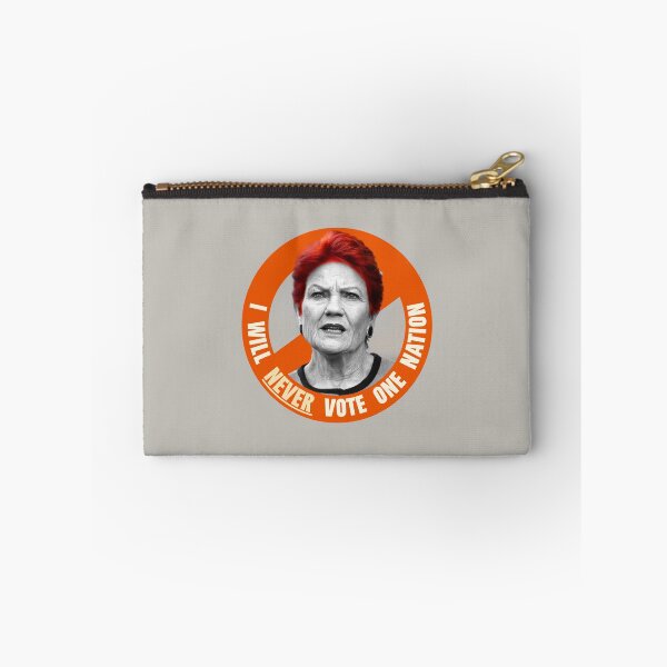 Item preview, I Will NEVER Vote One Nation - Anti Pauline Hanson designed and sold by Picket Club.