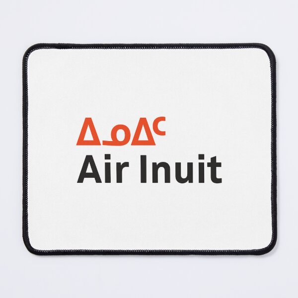 Item preview, Air Inuit Airline Logo Orange Syllabics Black Wordmark designed and sold by Ahti  I Sulin.