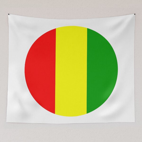 Item preview, Guinea Circle Flag GN designed and sold by shitpostee.
