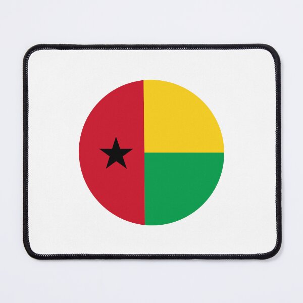 Artikelvorschau, Guinea-Bissau-Kreisflagge GW entworfen und verkauft von shitpostee.